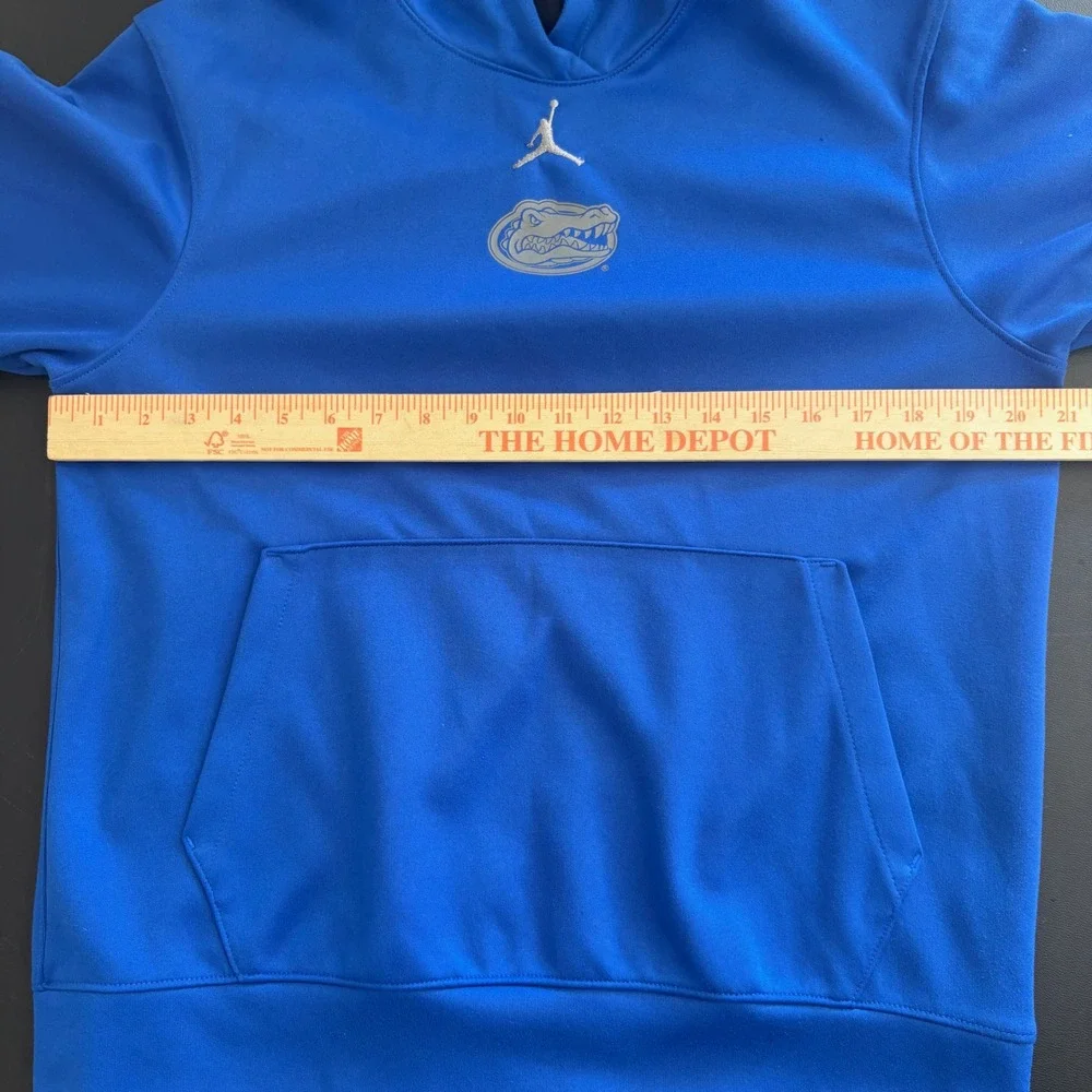 Nike Jordan Florida Gators Hoodie NCAA Pullover Sweatshirt Blue Mens Size S